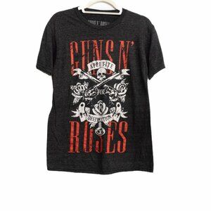 Guns N Roses Appetite Destruction Mens Black T-Shirt Short Sleeve Round Neck M